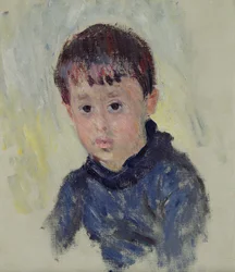 Michel Monet (1878-1966) i en blå sweater, 1883